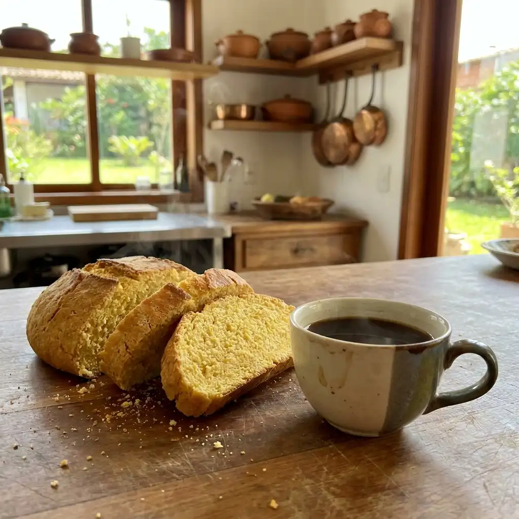 BROA DE FUBÁ CASEIRA